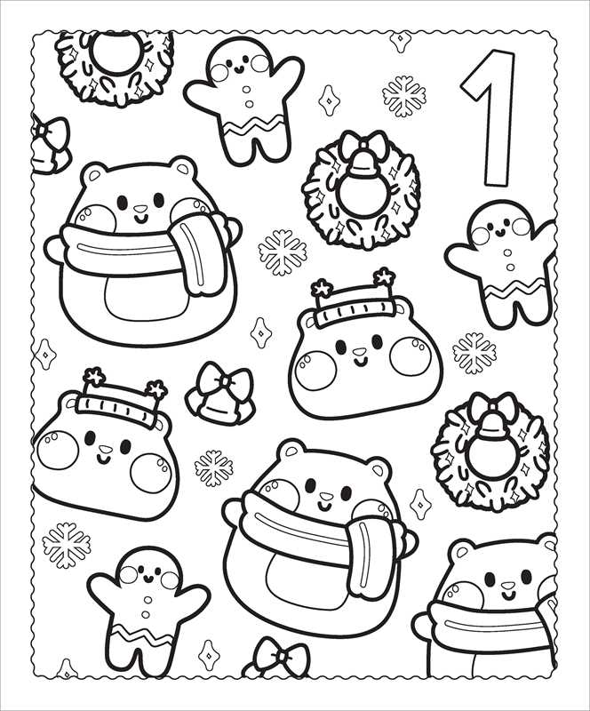 Markerific: Christmas Advent Coloring by