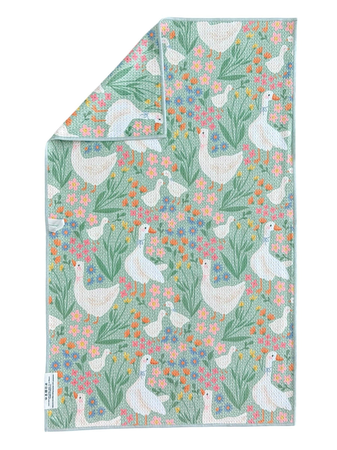 Wildflower Waddle: Double-Sided Hand Towel &amp; Washcloth