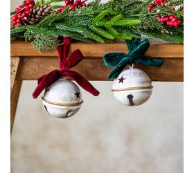 White Bell w/ Velvet Ribbon