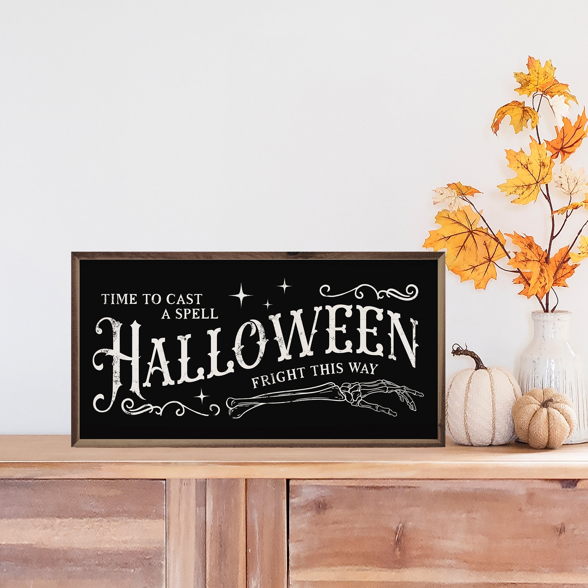 Halloween Fright This Way Black