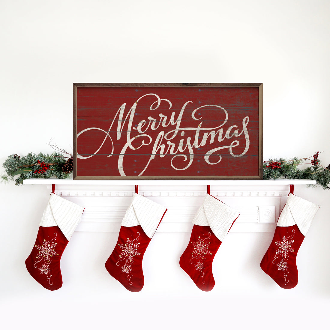 Merry Christmas Curly Red