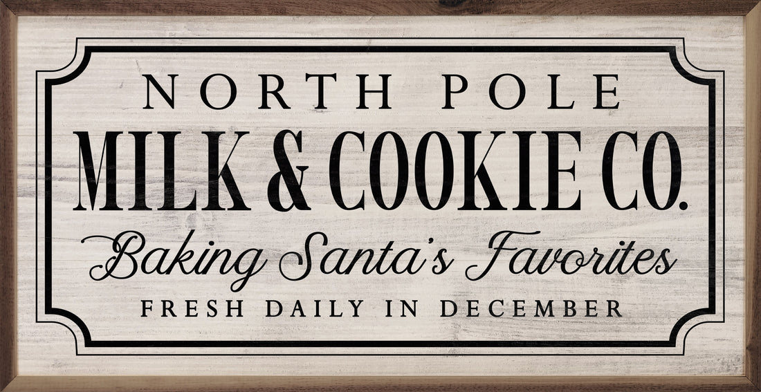 North Pole Milk And Cookie Co Whitewash