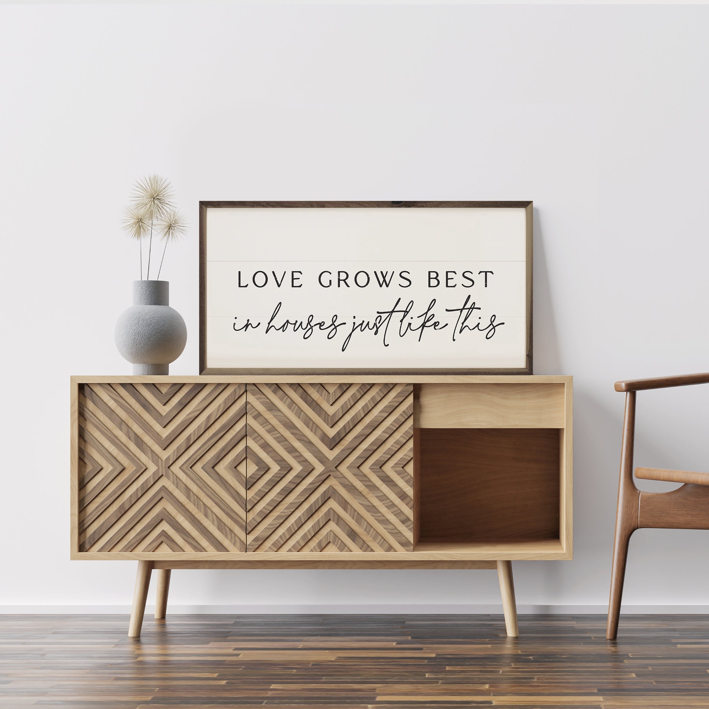 Love Grows Best White