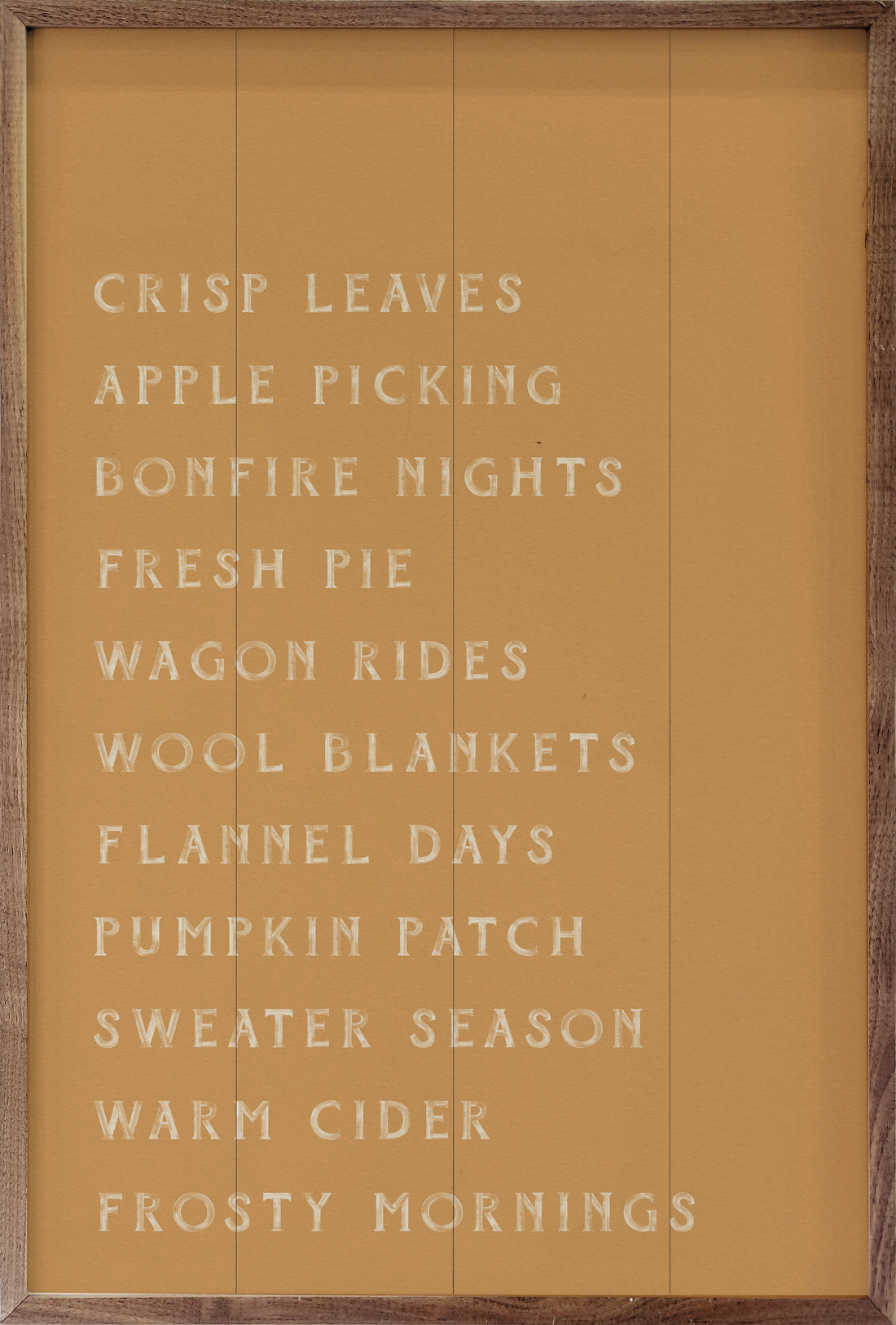 Autumn Activities List