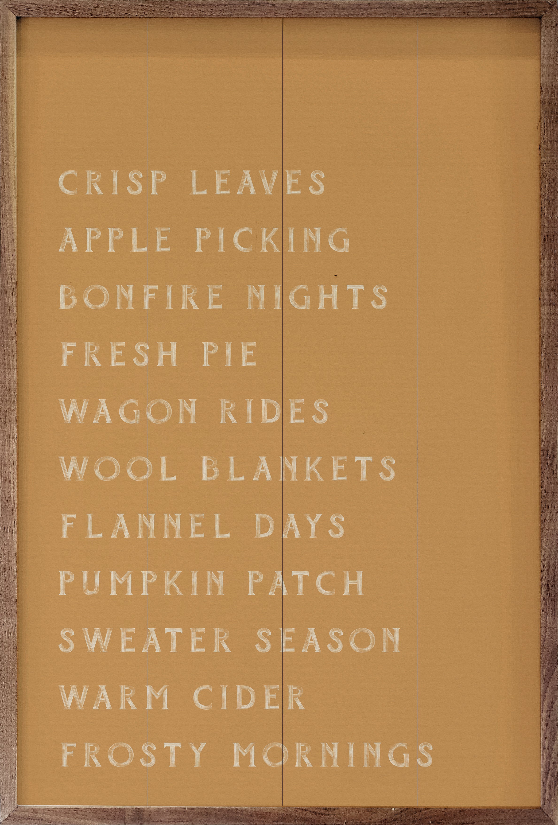 Autumn Activities List