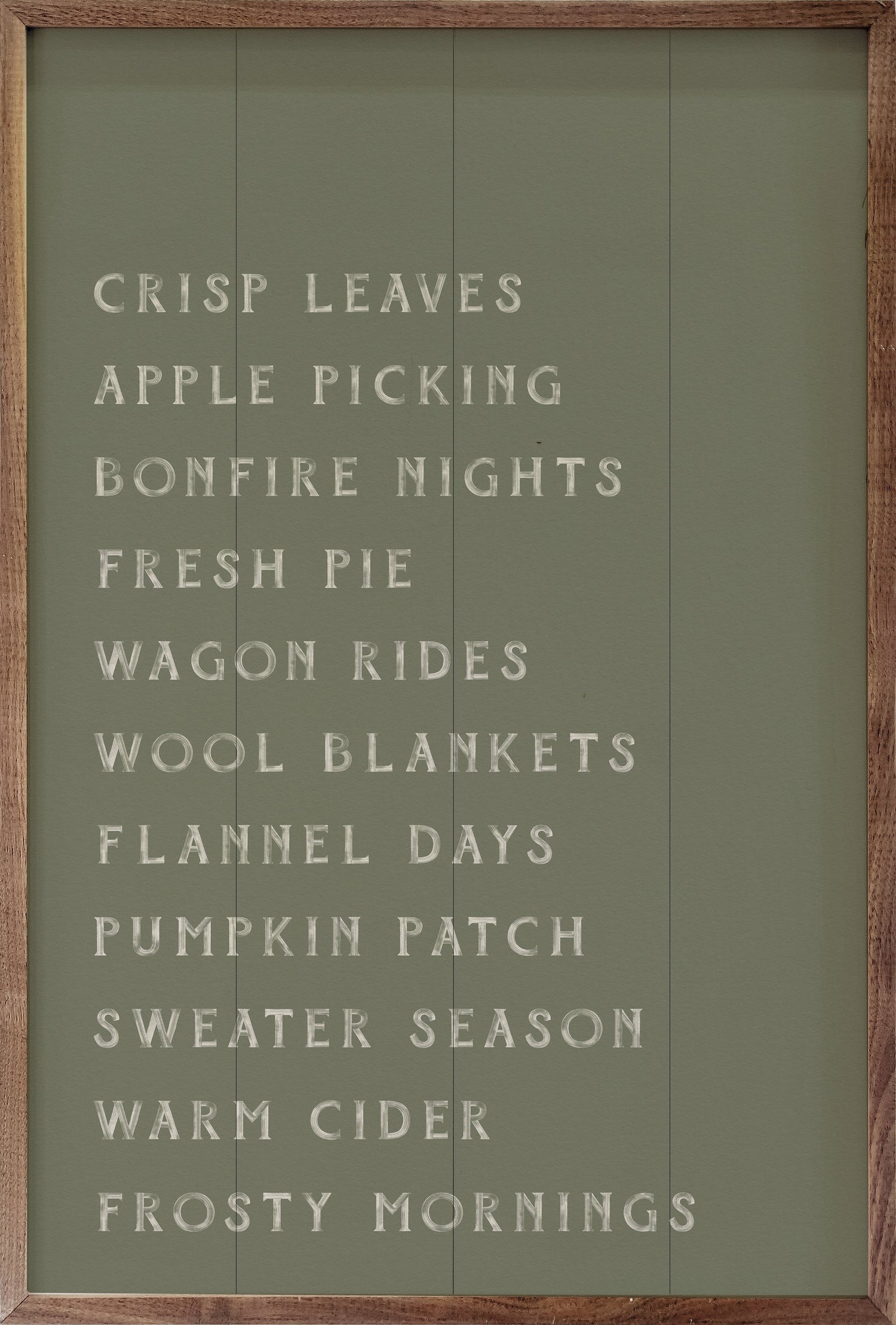 Autumn Activities List