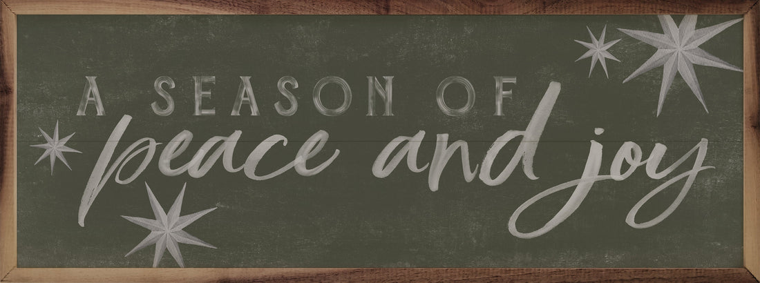 A Season Of Peace And Joy Green
