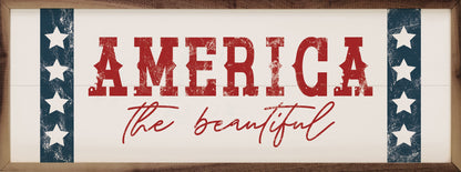 America The Beautiful Stars White
