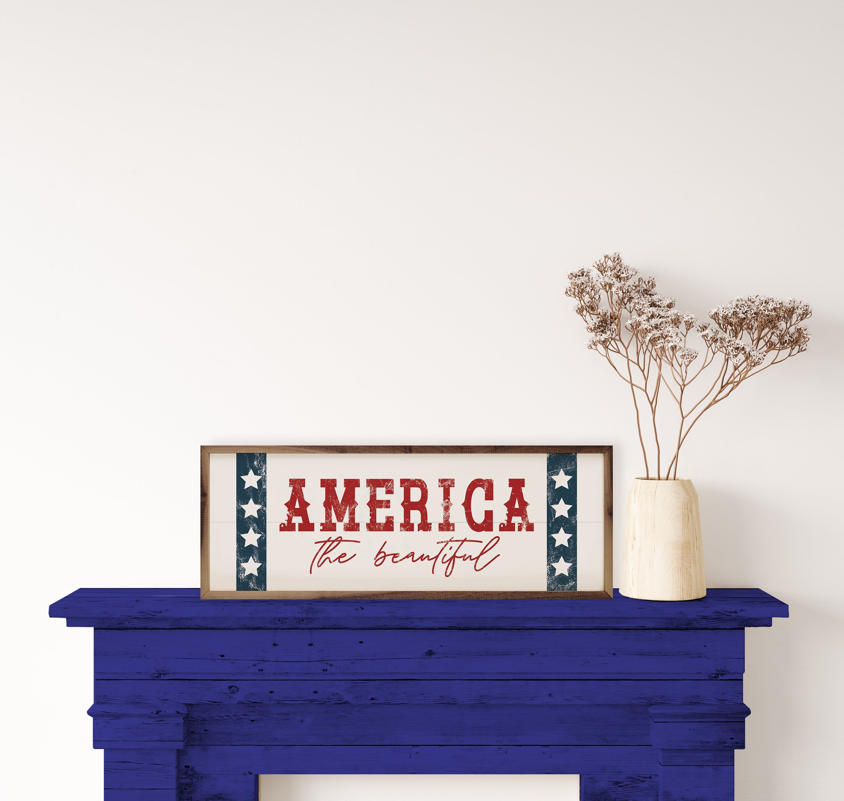 America The Beautiful Stars White
