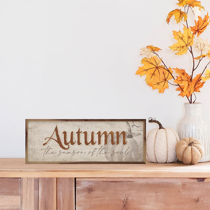 Autumn The Season Of The Soul Pumpkin Whitewash