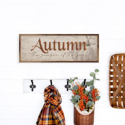 Autumn The Season Of The Soul Pumpkin Whitewash
