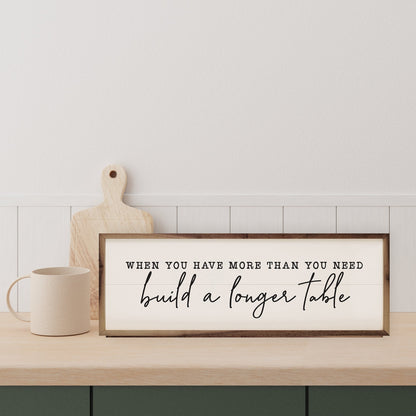 Build A Longer Table White