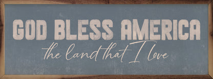 God Bless America Blue