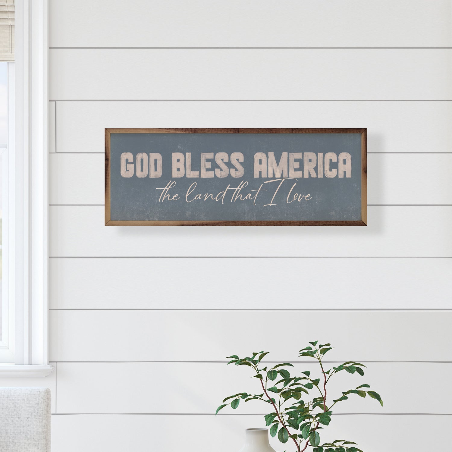 God Bless America Blue
