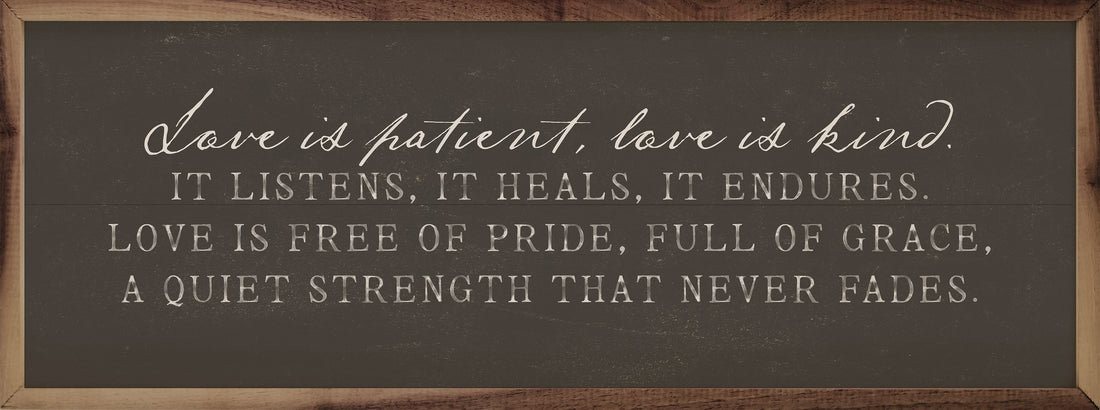 Love Is Patient