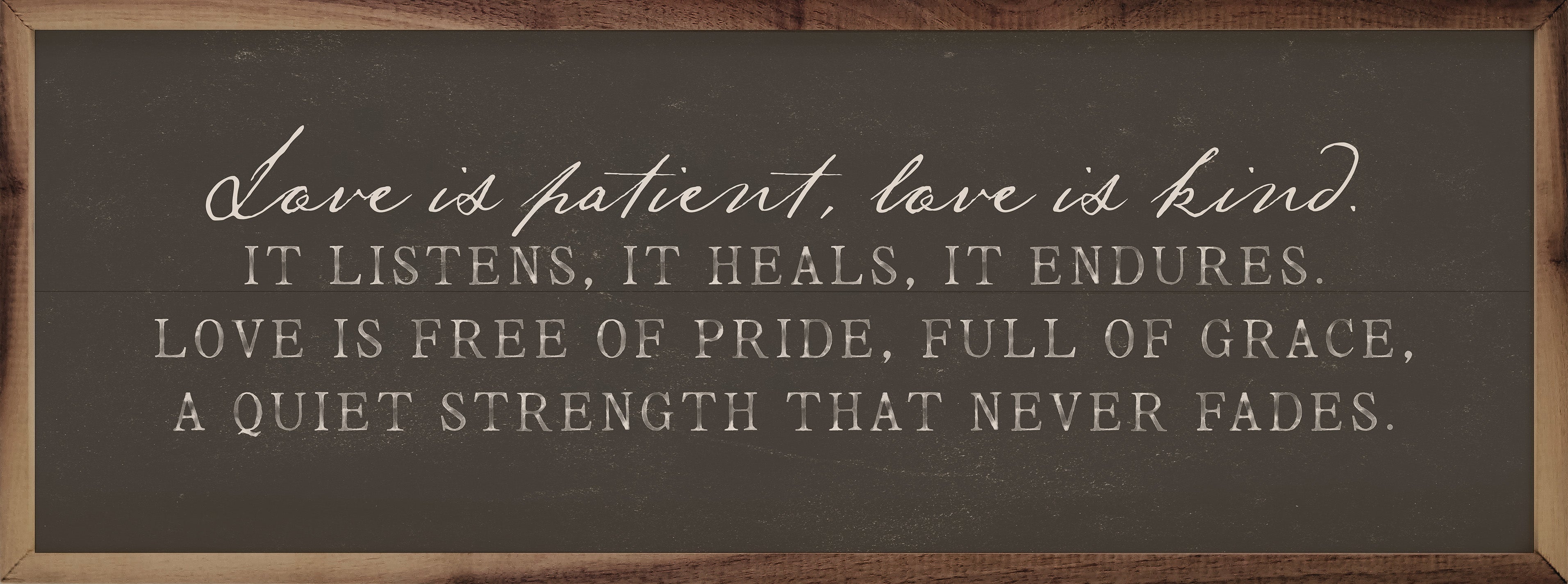 Love Is Patient