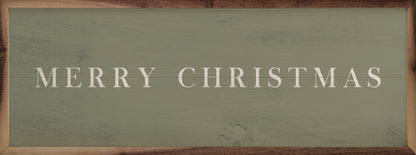 Merry Christmas Typewriter Green
