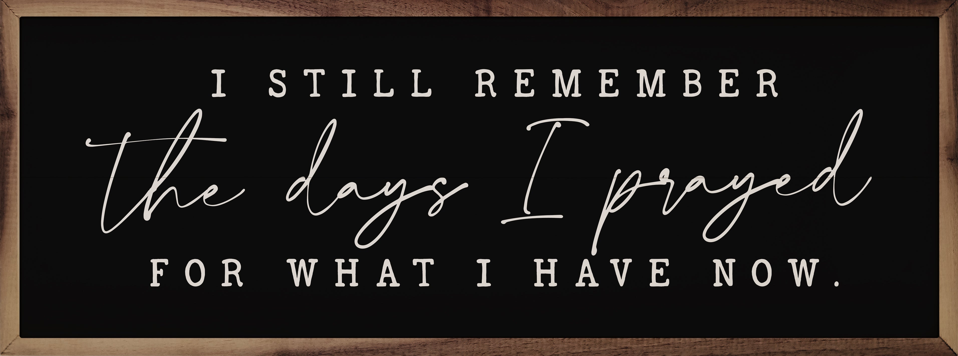 The Days I Prayed Script