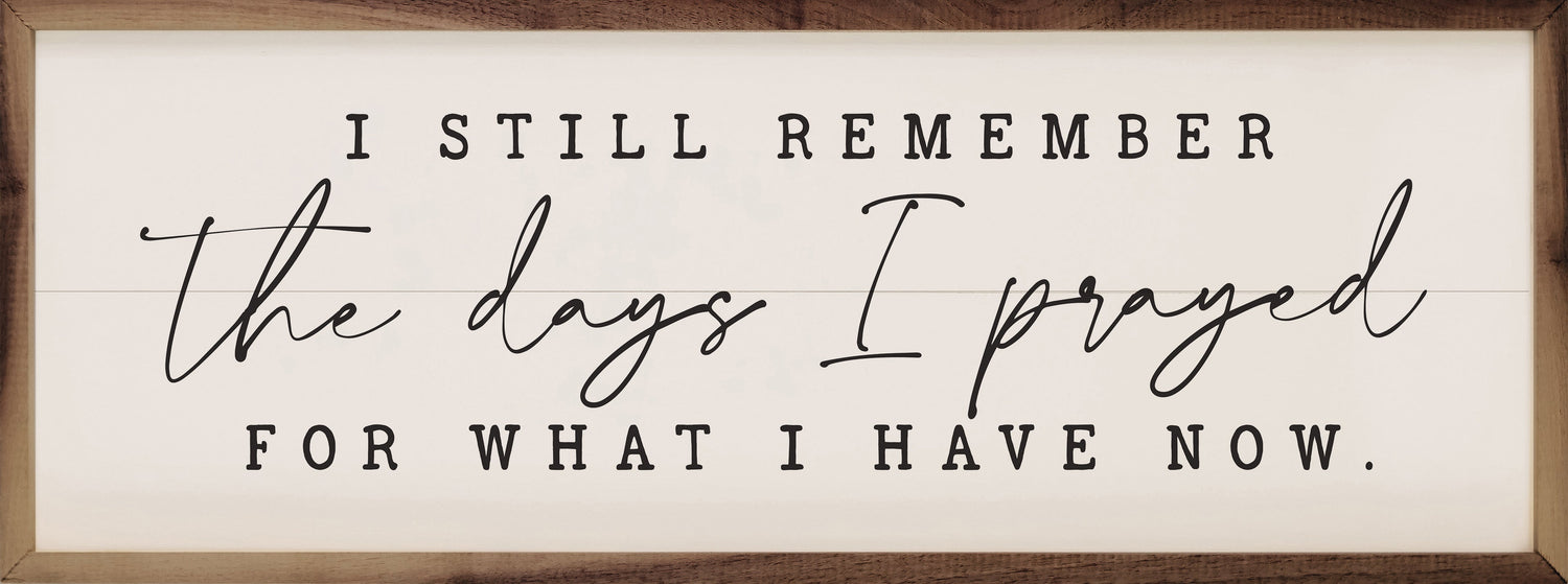 The Days I Prayed Script White