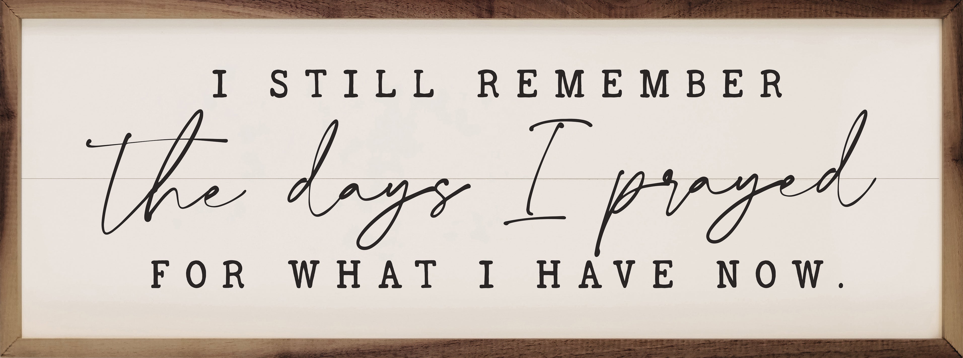 The Days I Prayed Script White