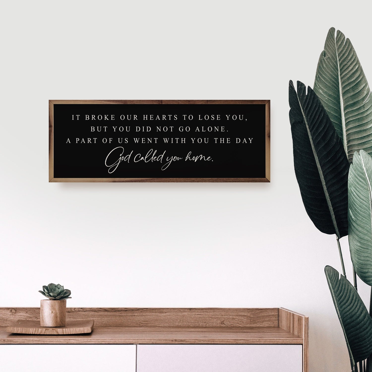 God Called You Home Black