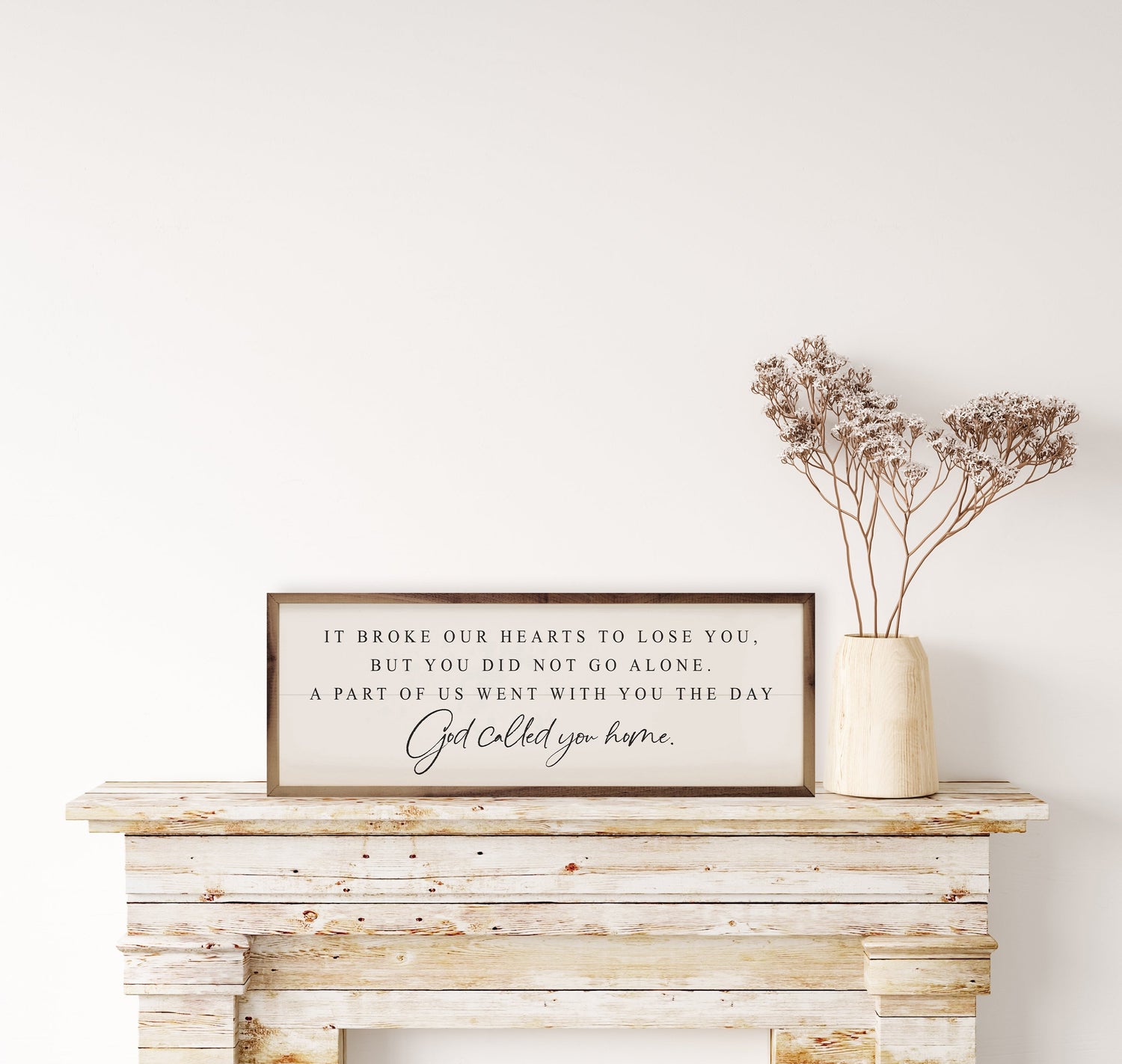 God Called You Home White