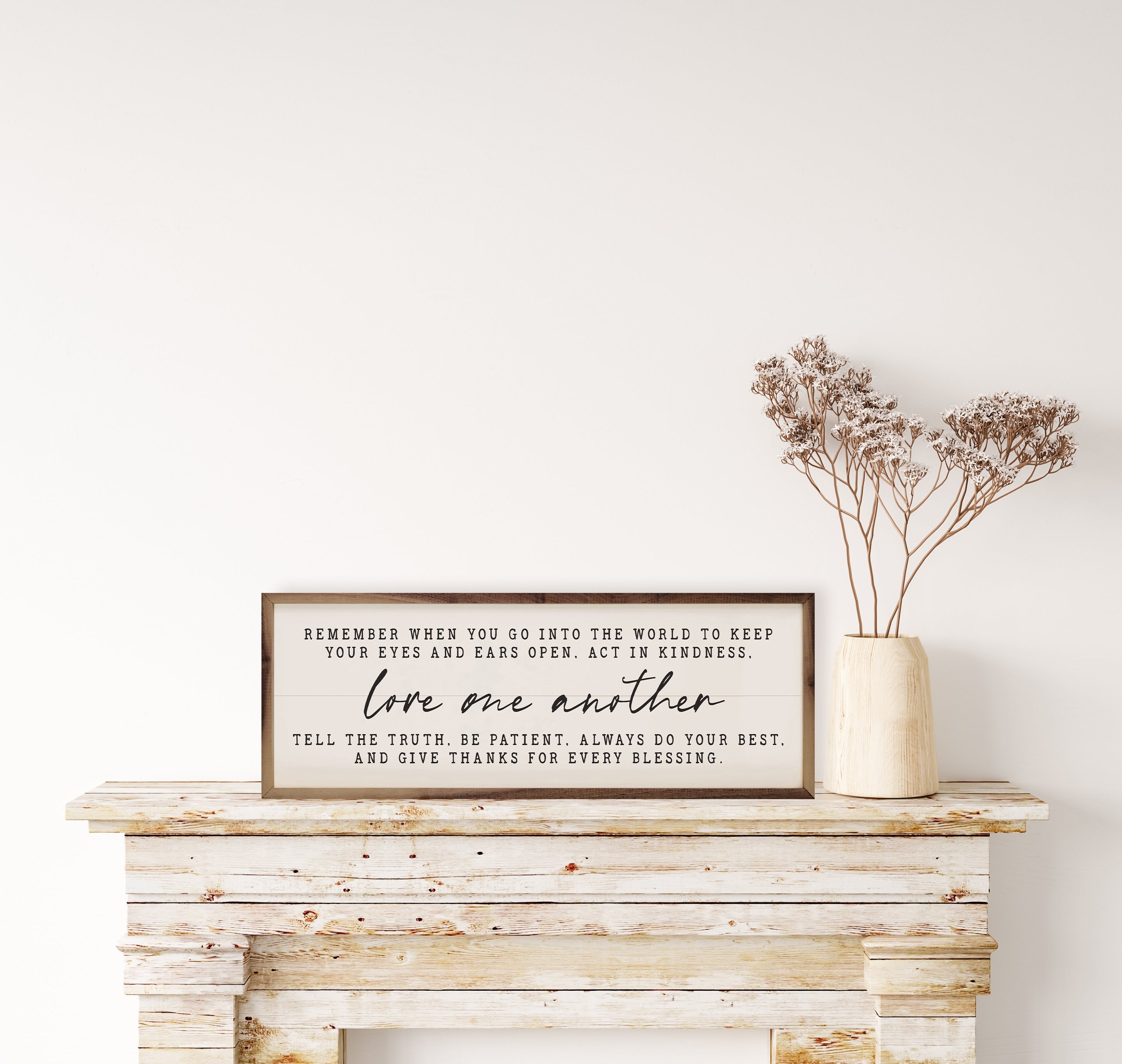 Love One Another White