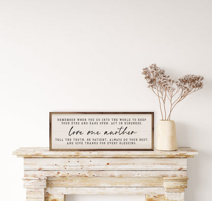 Love One Another White