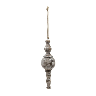 Mango Wood Finial Ornament