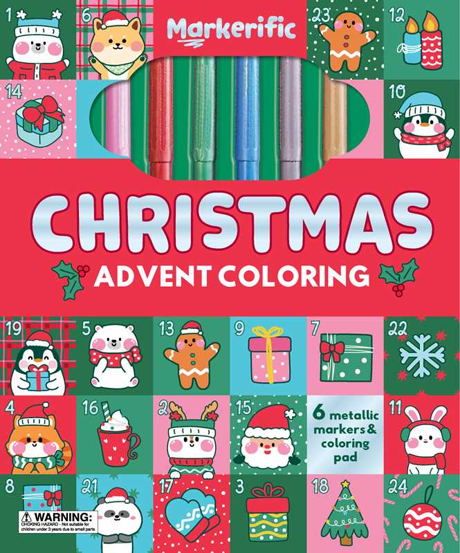 Markerific: Christmas Advent Coloring by