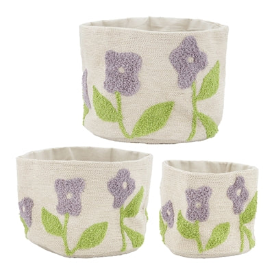 Violet Fabric Planter