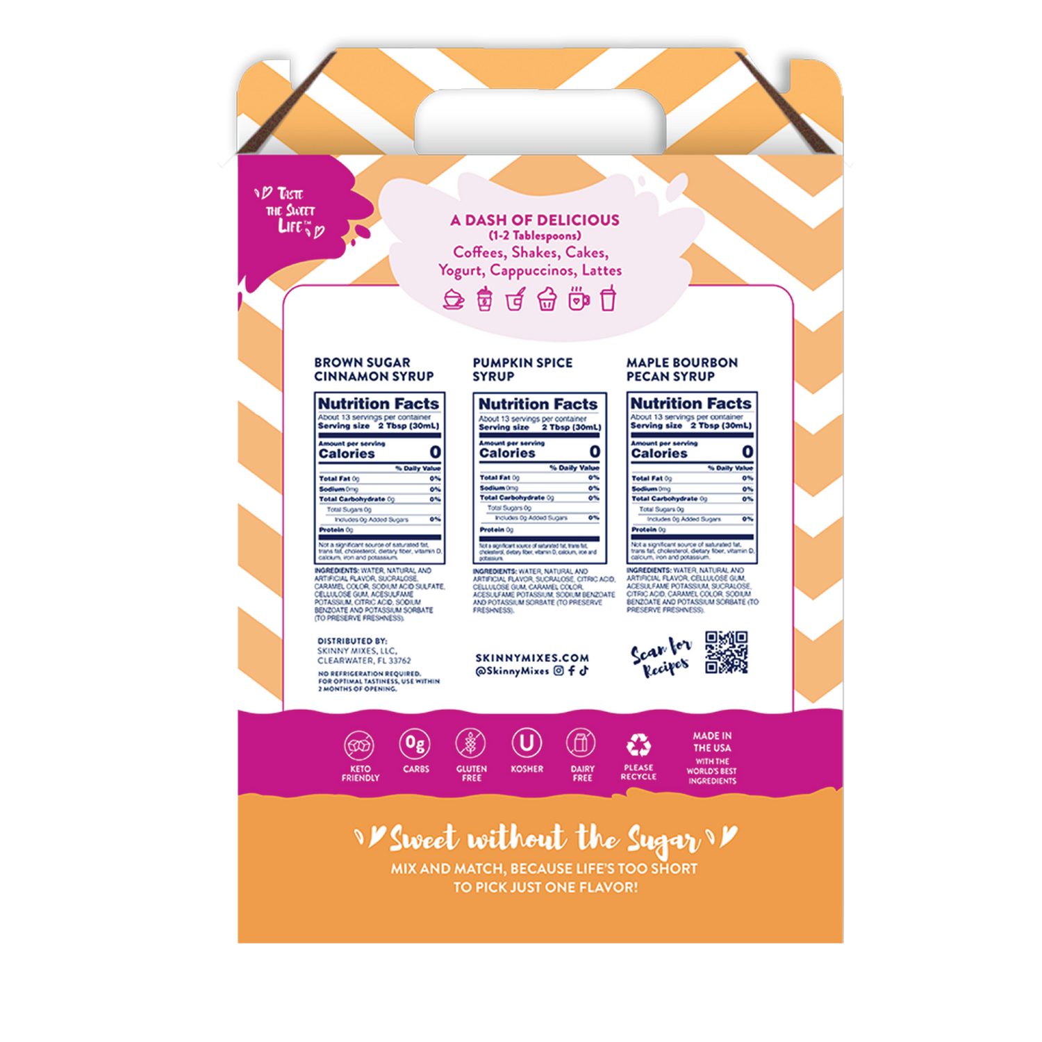 Fall Favorites Syrup Trio - Sugar Free