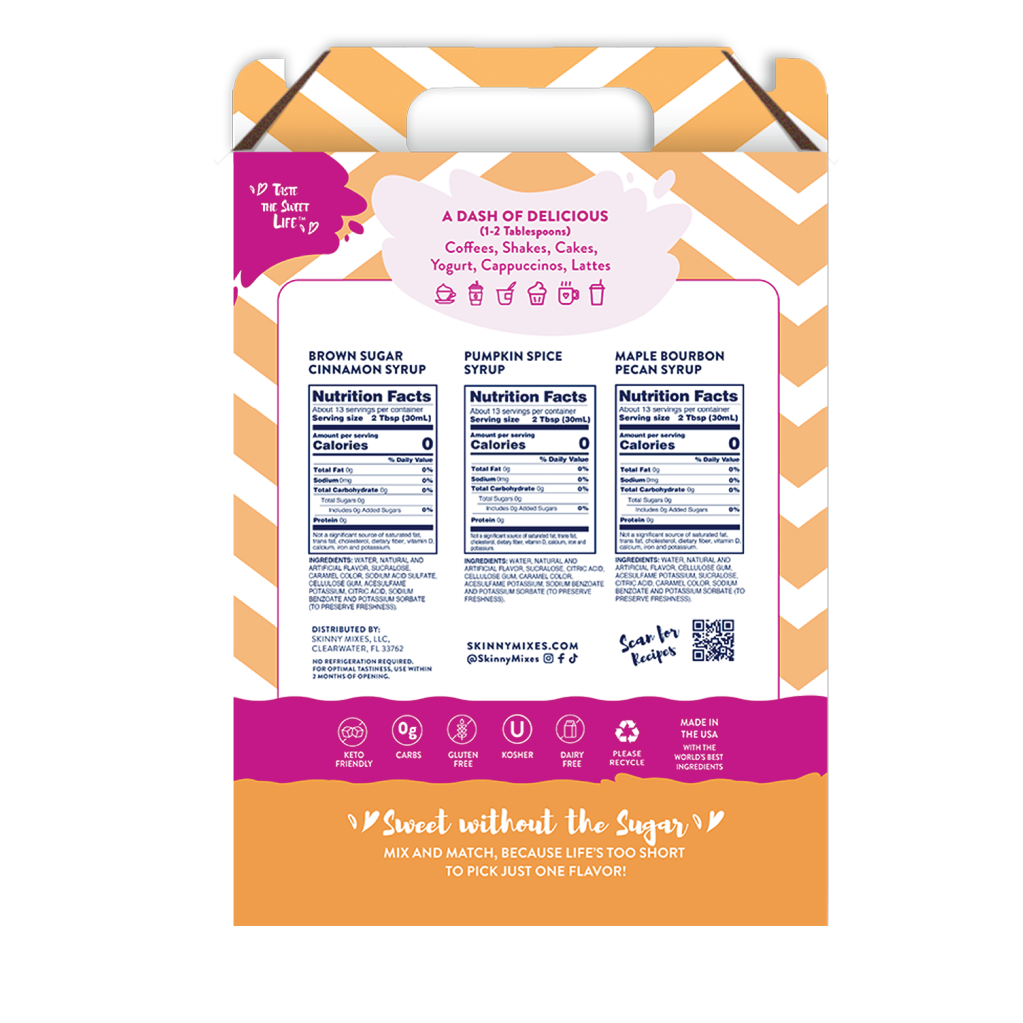 Fall Favorites Syrup Trio - Sugar Free
