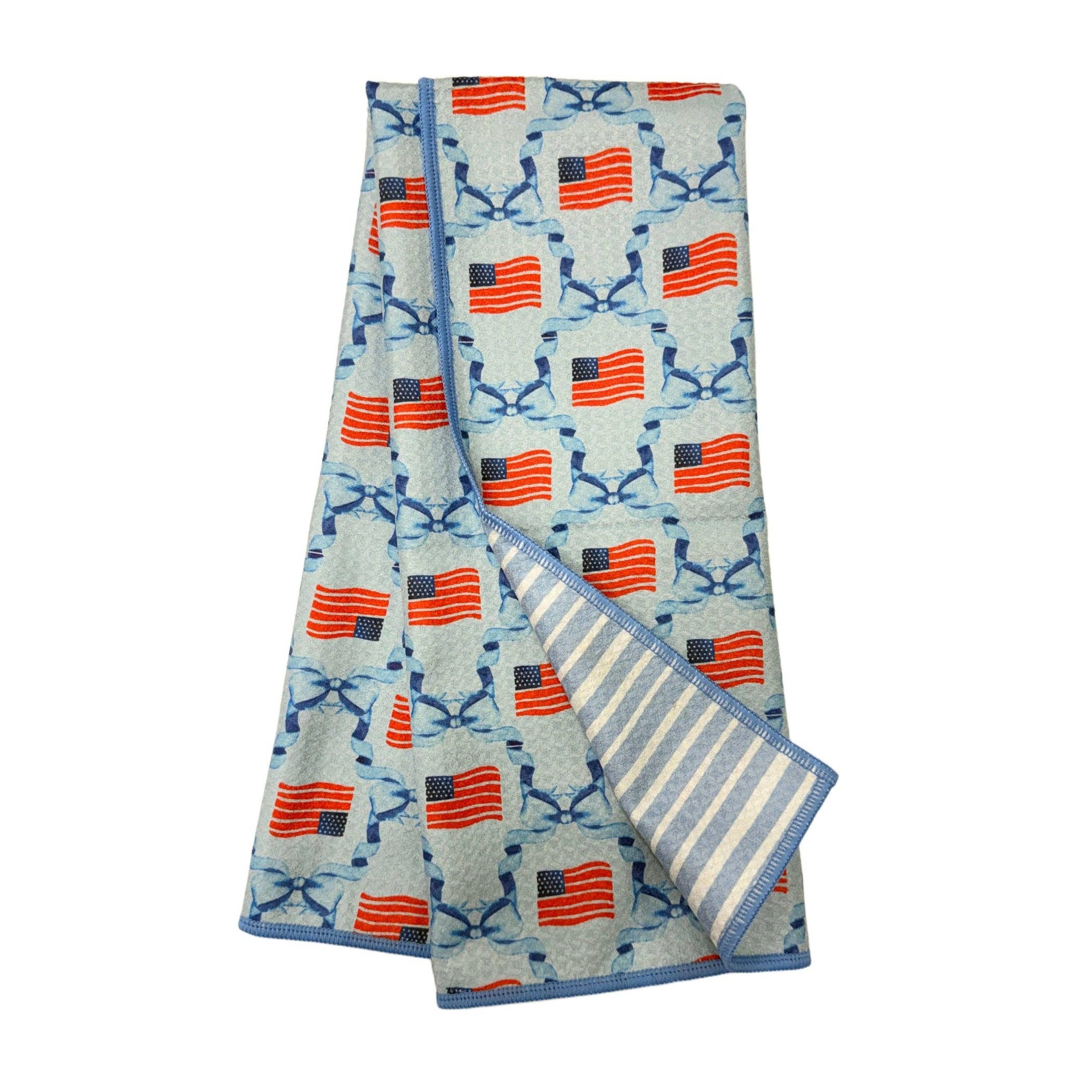 Anywhere Towel Reversible - Signature Collection Flag Ribbon