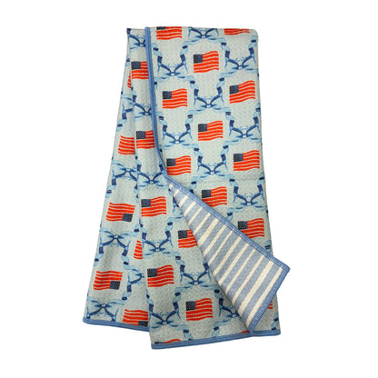 Anywhere Towel Reversible - Signature Collection Flag Ribbon