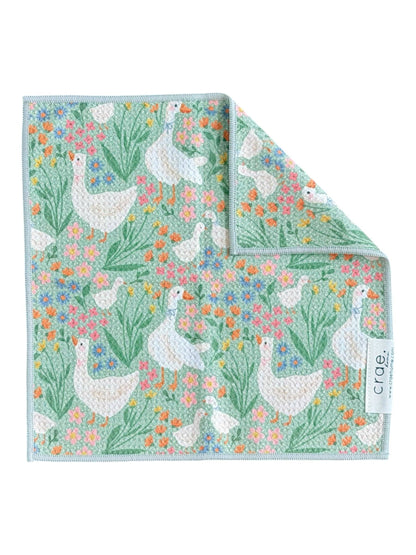 Wildflower Waddle: Double-Sided Hand Towel &amp; Washcloth