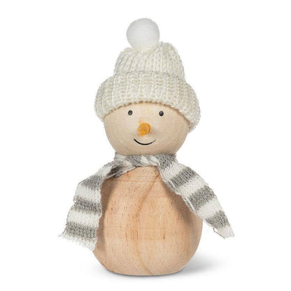 Snowman with Knit Hat