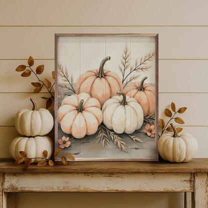 Pumpkins And Grass