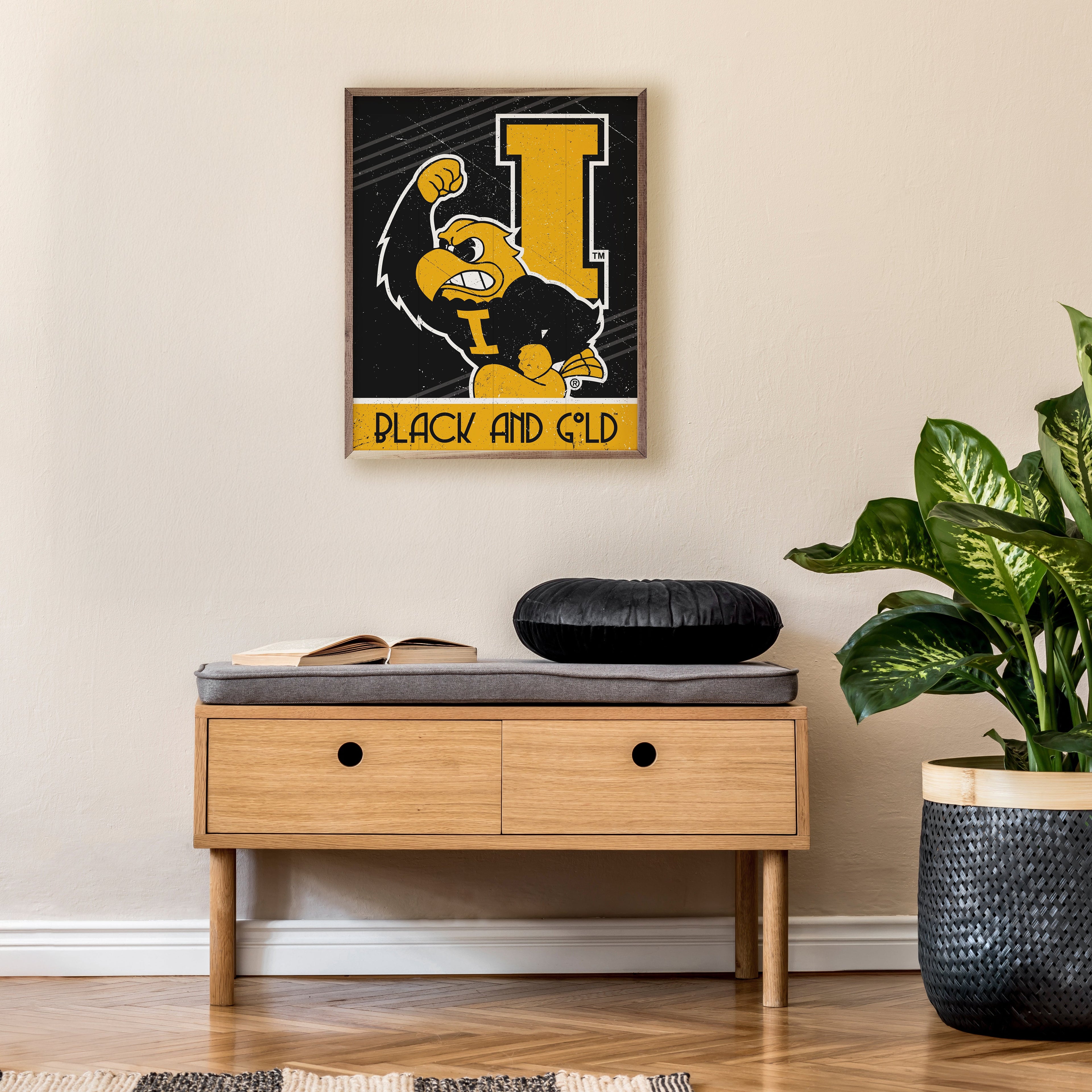 Retro Poster University Of Iowa