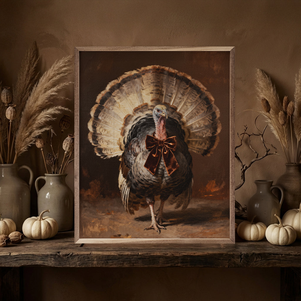 Turkey w/ Velvet Bow