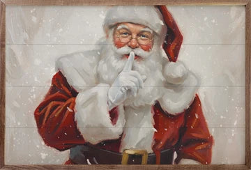 Shh Santa Clause w/ Glasses