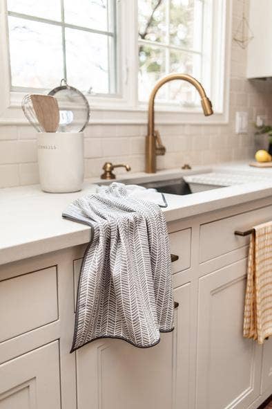 Anywhere Towel - Branches in Grey