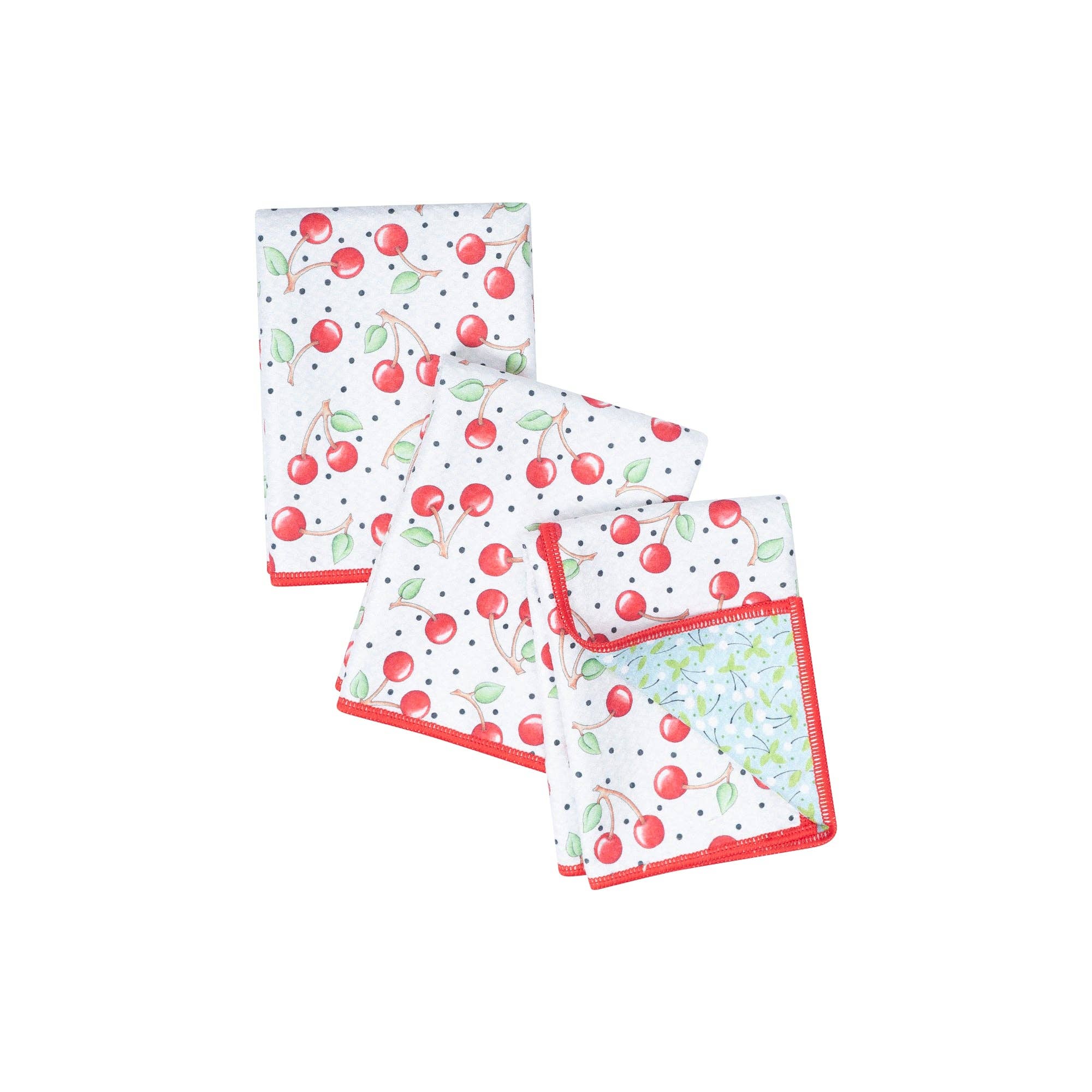 Mighty Mini Towel (Set of 3) Reversible - ME Cherry Harvest