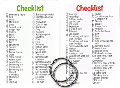 Seek-and-Find Scavenger Hunt Card Pack