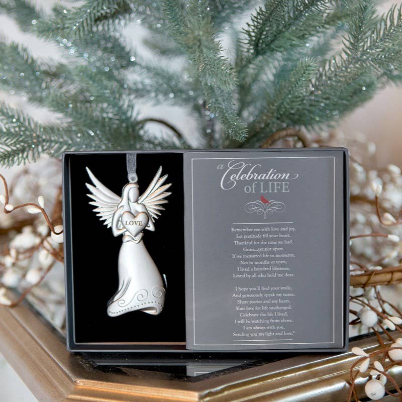 Celebration of Life Angel Ornament: Sympathy Gift 6306A