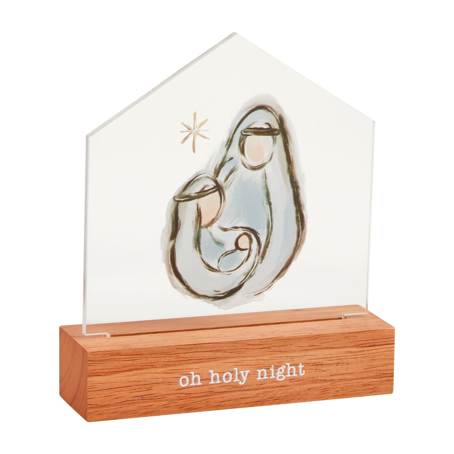 Nativity Light-Up Plque