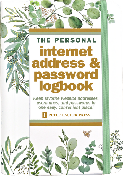 Eucalyptus Internet Address &amp; Password Logbook