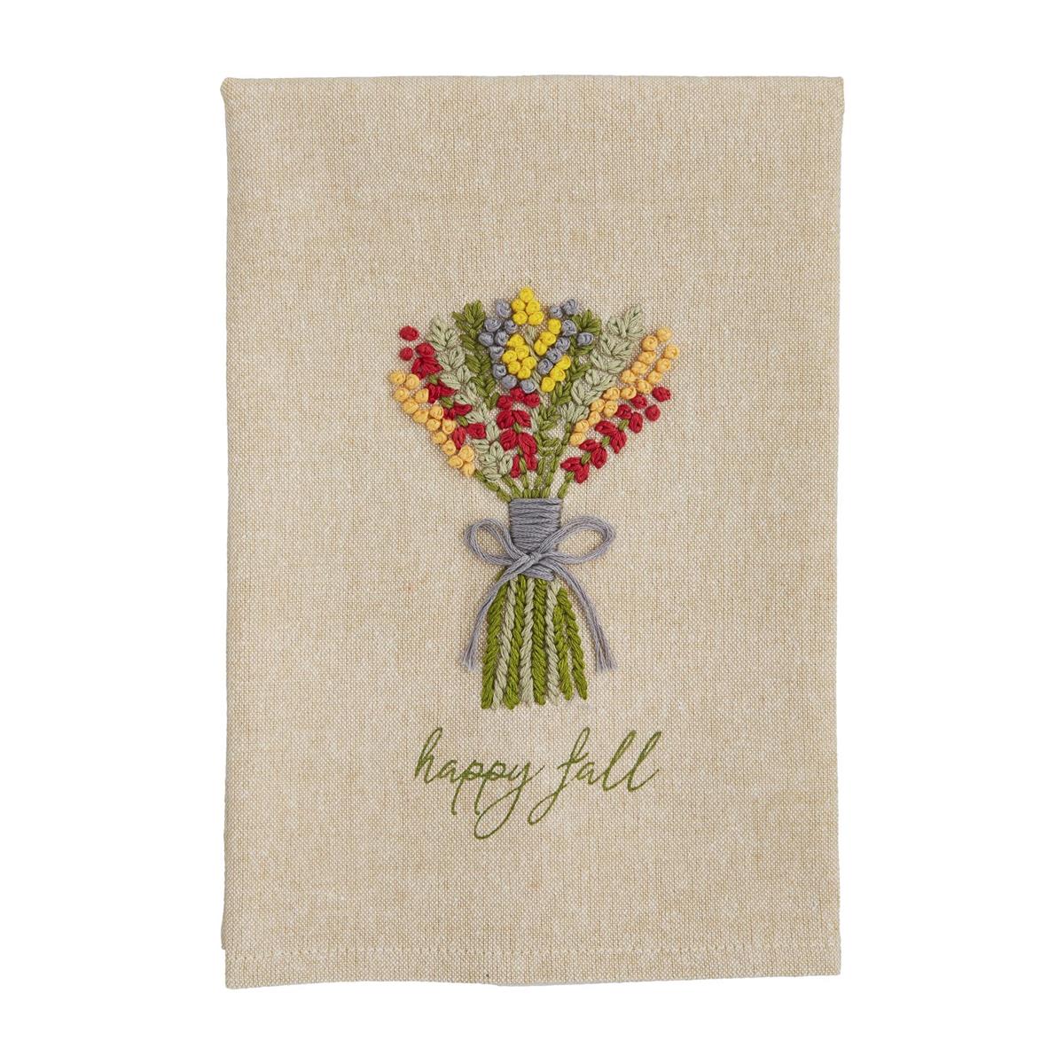 Fall French Knot Towels