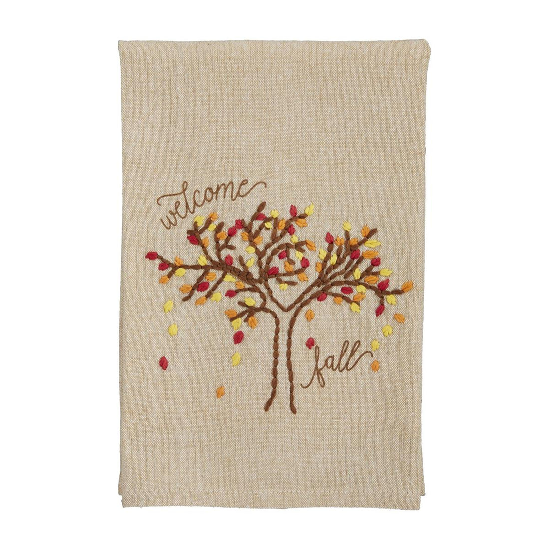 Fall French Knot Towels