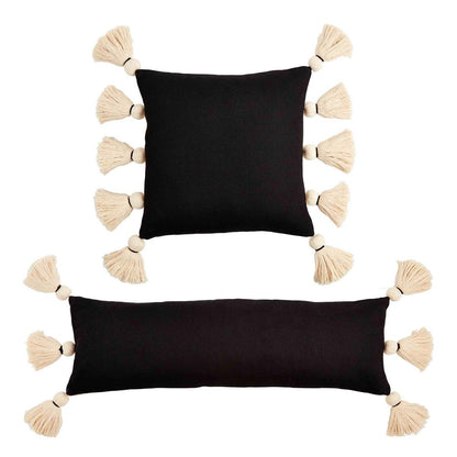 Black Tassel Pillow